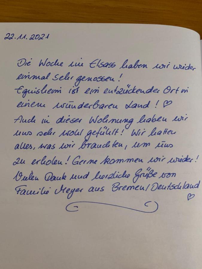 Gite Edelweiss A Eguisheim Zewnętrze zdjęcie